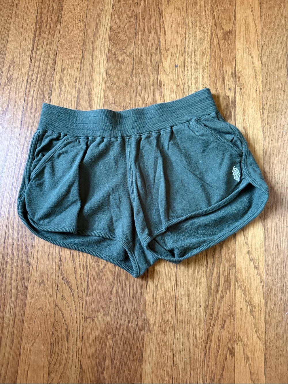 FP Movement by Free People Olive Green Athletic Lounge Shorts